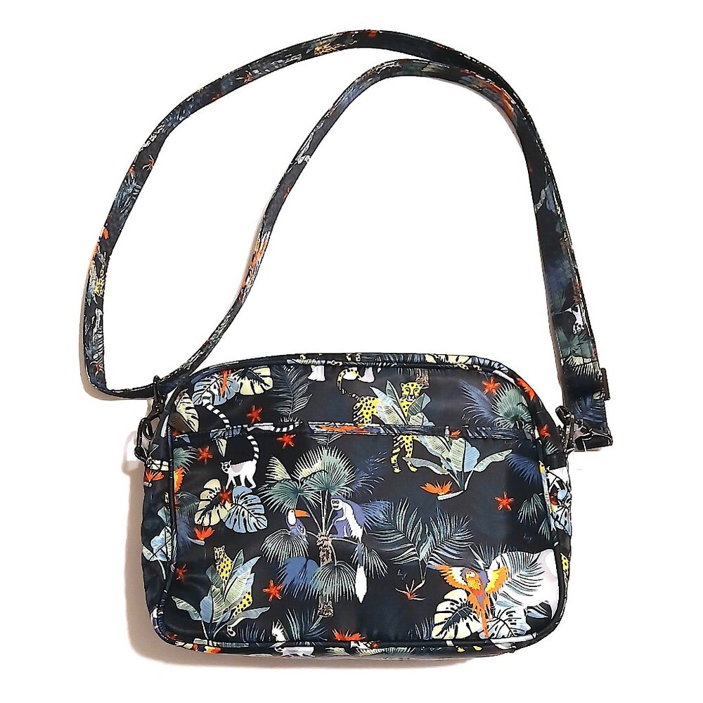 Lug Carousel XL Crossbody Bag – Wildlife Black – RFID, Water Resistant - Picture 2 of 16